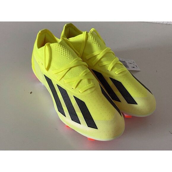 Adidas X Crazyfast Pro FG Solar Energy Pack IG0601 Soccer Cleats Men’s Sz 6 W 7 - Picture 4 of 12